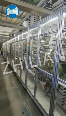 Szybka w pełni automatyczna maszyna do pieluch dla niemowląt typu T