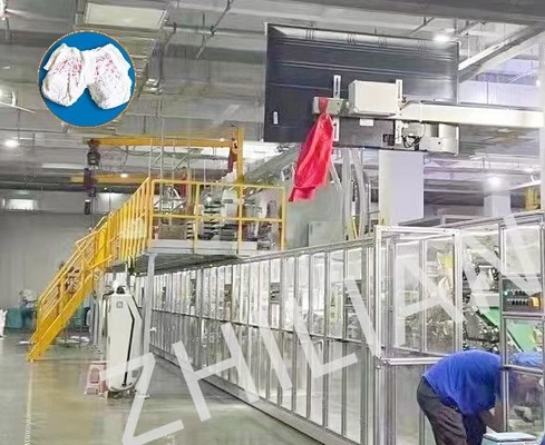 3 szt. Maszyna do podciągania pieluch typu 650 sztuk / min Maszyna do spodni dla niemowląt